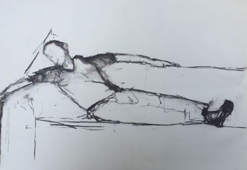 Man lounging I