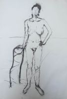 Nude standing IIII